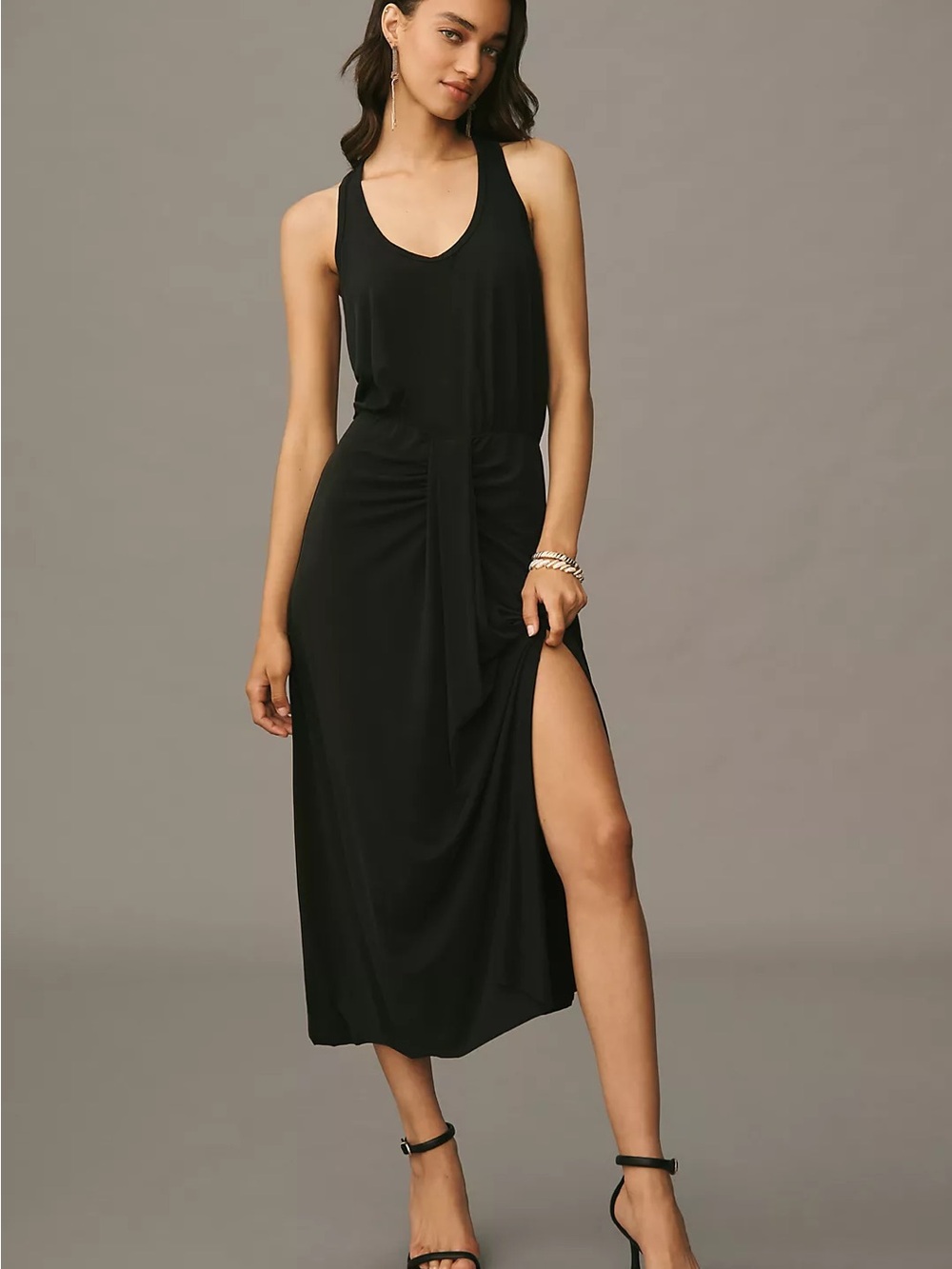 DOLAN Sleeveless Draped Maxi Dress from Anthropologie